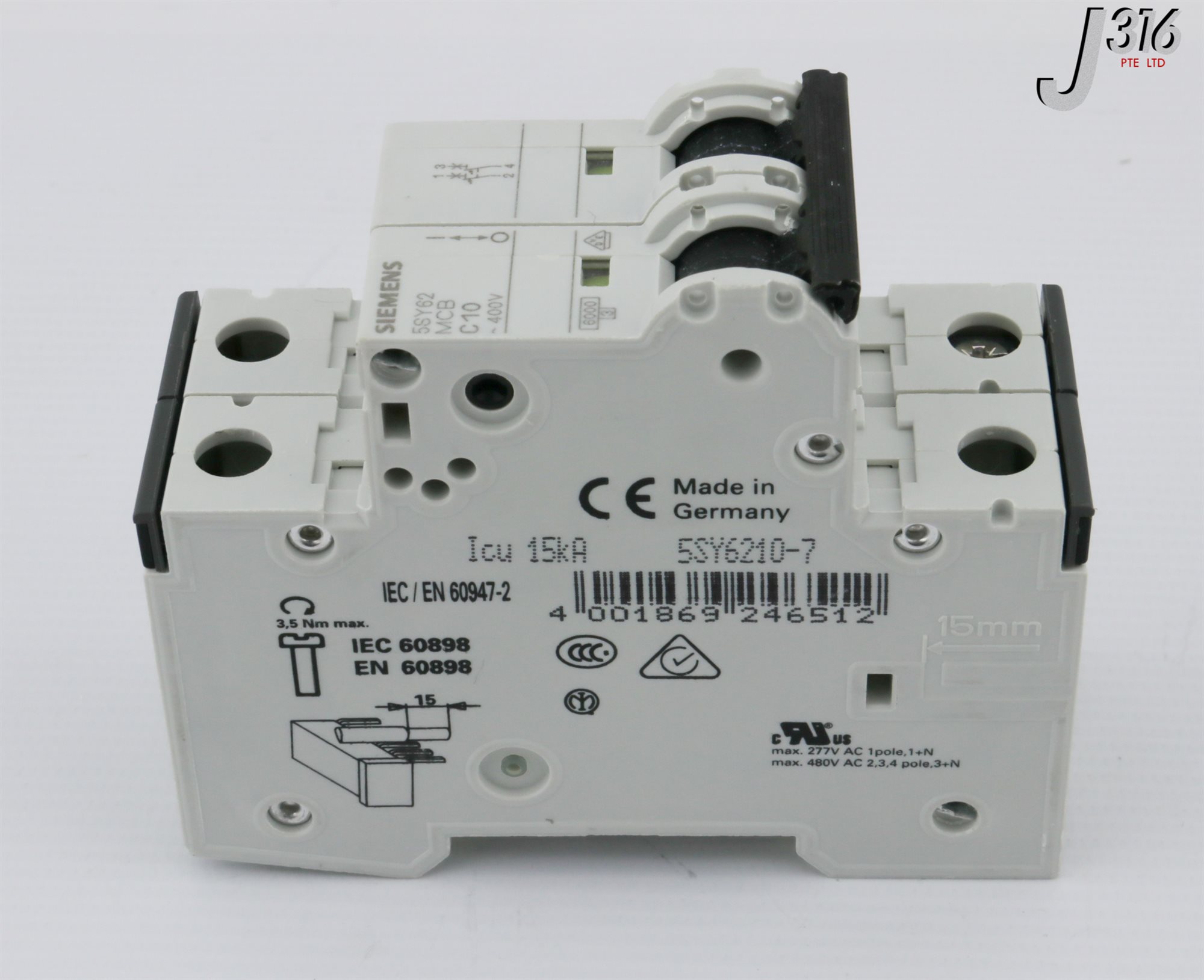 30732 SIEMENS CIRCUIT BREAKER, 2 POLE, 10AMP (NEW) 5SY6210-7 | eBay